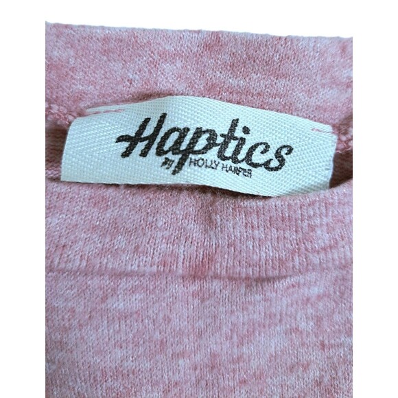 Haptics by Holly Harper Top Shirt Size 1X Tiedye Colorblock Rainbow Multicolor - Picture 2 of 8